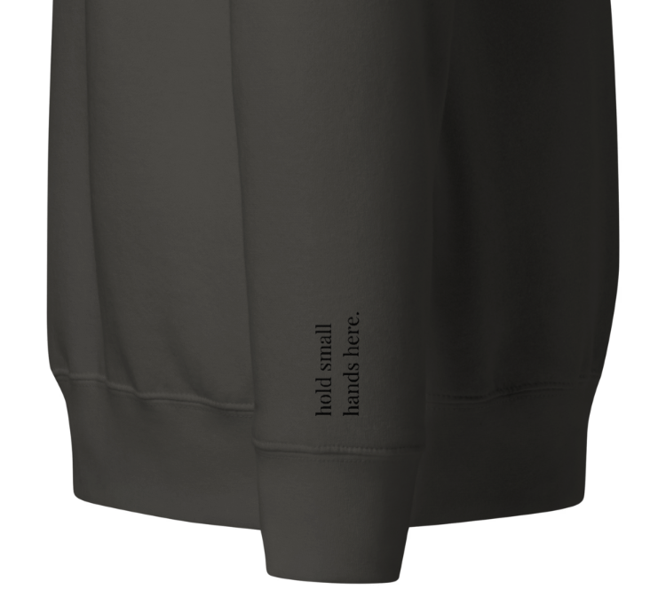 "Homeschool My Way." Embroidered Sweatshirt (black font)