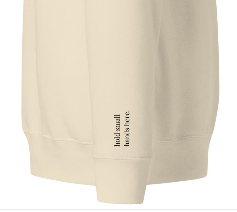 "Homeschool My Way." Embroidered Sweatshirt (black font)