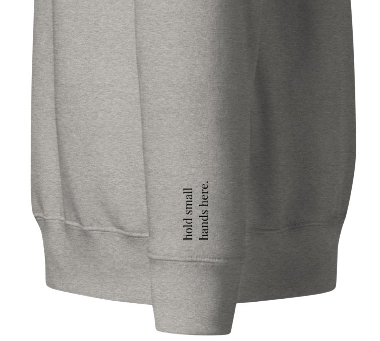 "Homeschool My Way." Embroidered Sweatshirt (black font)