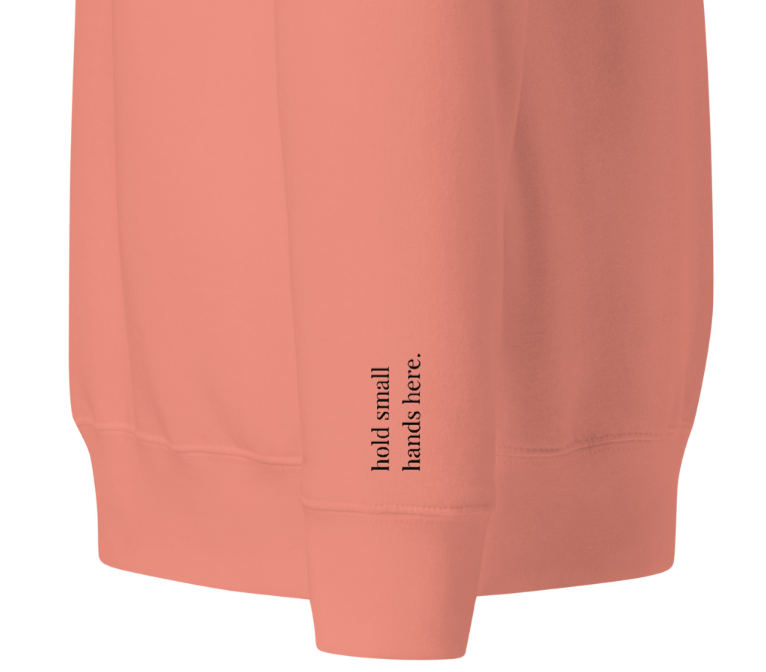 "Homeschool My Way." Embroidered Sweatshirt (black font)